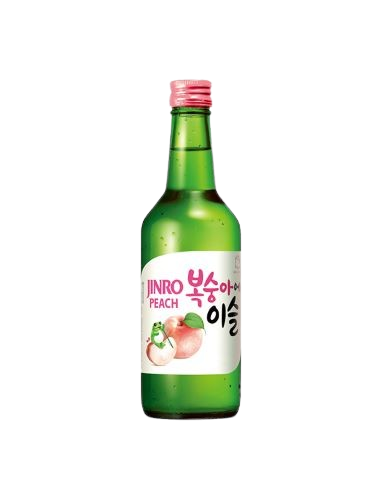 [하이트진로] 복숭아에 이슬 350ml, 13% / [Jinro] Soju Pfirsich 350ml, Alk. 13%