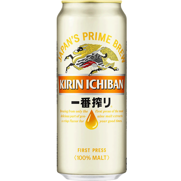 [기린] 이치방 시보리 맥주 500ml / [Kirin] Kirin, japanisches Bier 500ml