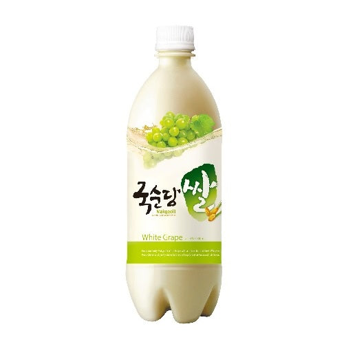 [국순당] 청포도 막걸리 750ml, 3% / [Kooksoondang] Makgeolli mit Traubengeschmack 750ml, 3%