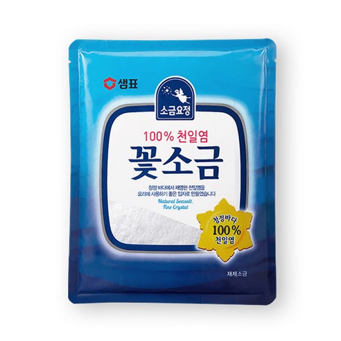 [샘표] 꽃소금(고운입자) 1kg / [Sempio] Meersalz(fein) 1kg