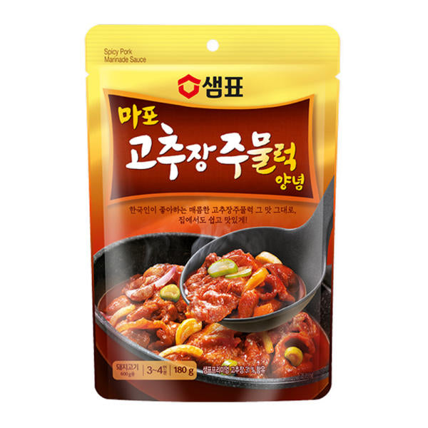 [샘표] 고추장주물럭소스 180g / [Sempio] Fertigsoße für Gochujang-Bulgogi 180g