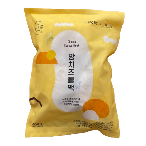 [별이당] 앙치즈볼떡 400g / [Byeolidang] Klebreiskuchen mit Frischkäsefüllung und weichen Biskuitbröseln 400g