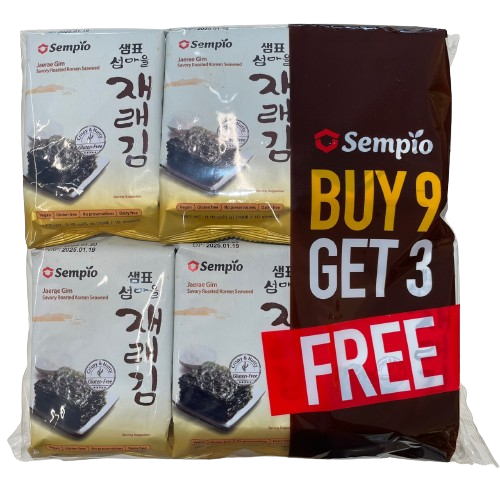 [샘표] 도시락 재래김 60g / [Sempio] Knusprige Algenblätter mit Maisöl 60g
