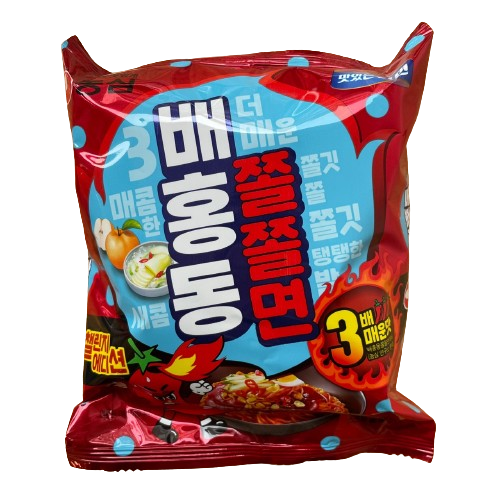 [농심] 배홍동쫄쫄면(챌린지에디션) 129g / [Nongshim] Baehongdong Jjolmyun(Challenge Edition) 129g