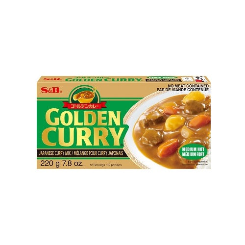 [S&B] 골든 커리 중간맛 220g / [S&B] Golden Curry Medium 220g