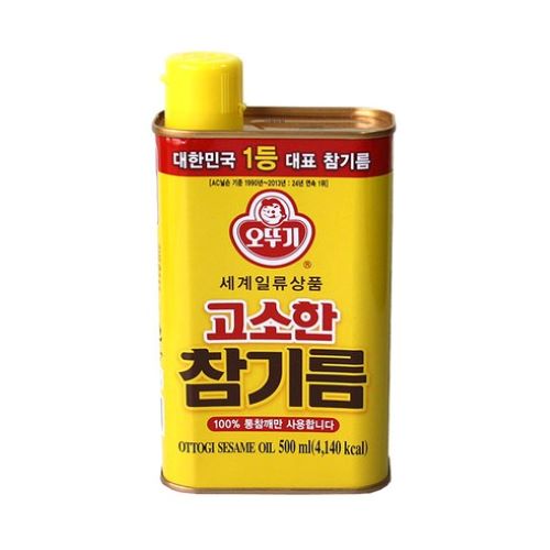 [오뚜기] 고소한 참기름 500ml / [OTTOGI] Gosohan Chamgirm, Sesamöl 500ml