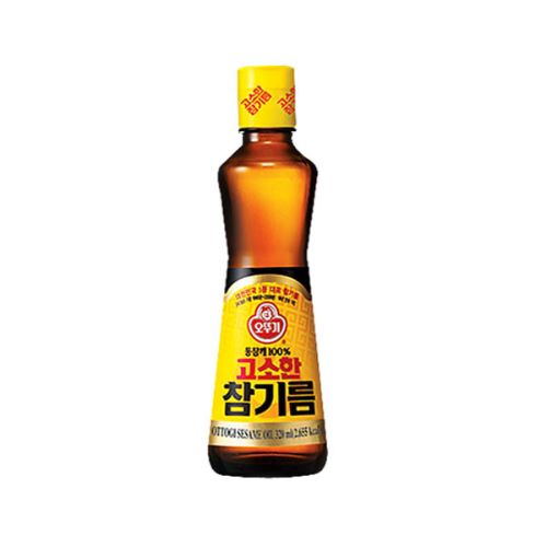 [오뚜기] 고소한 참기름 160ml / [Ottogi] Gosohan Chamgirm, Sesamöl 160ml