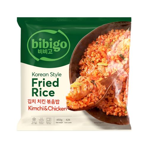 [비비고] 김치 치킨 볶음밥 450g / [BIBIGO] Gebratener Reis(Kimchi & Huhn) 450g