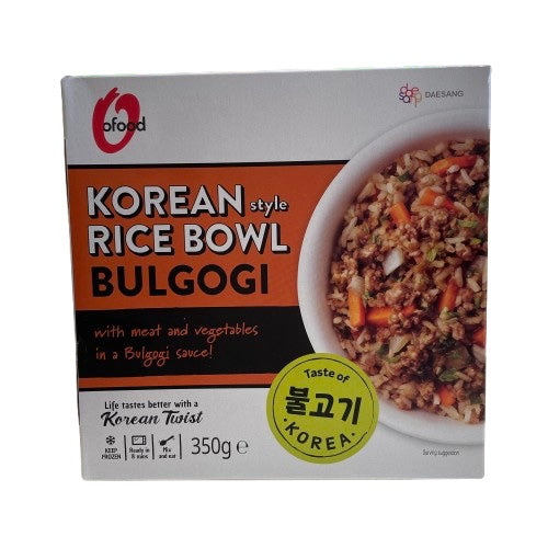 [Ofood] 코리안 스타일 라이스 볼 불고기 350g / [Ofood] Korean style Rice Bowl Bulgogi 350g