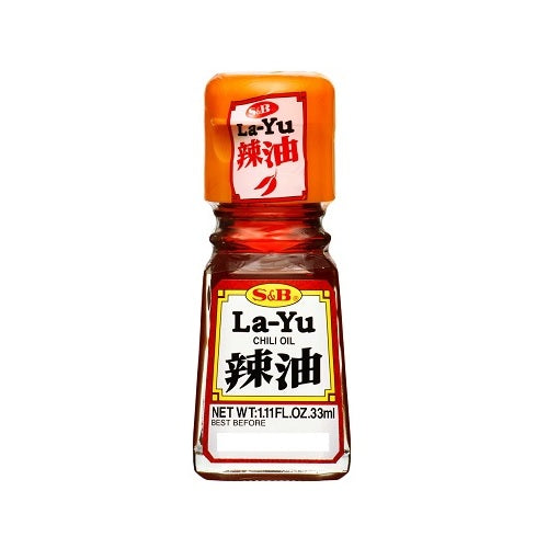 [S&B] 라유, 고추기름을 첨가한 참기름 33ml / [S&B] La Yu, Sesamöl mit Chili 33ml