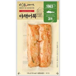 [고래사] 야채어묵 130g / [Goraesa] Fischkuchen mit Gemüse 130g