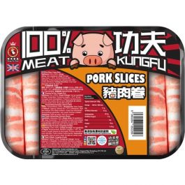 [쿵푸푸드] 돼지고기 슬라이스 400g / [Kung Fu Food] Schweinefleischscheiben 400g