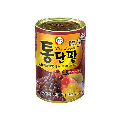 [수라상] 통단팥 470g / [Surasang] Süße rote Bohnenpaste mit Maronen 470g