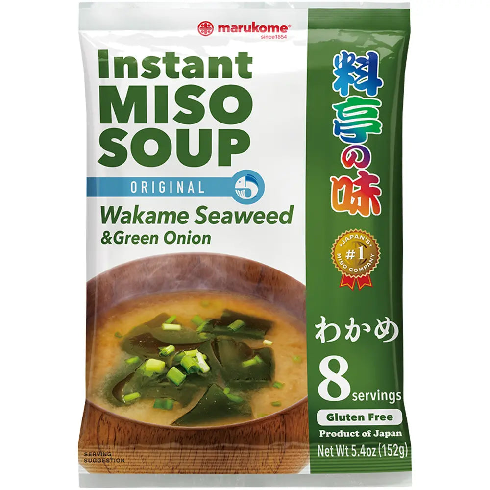 [마루코메] 미역이 들어있는 인스턴트 미소국 152g / [Marukome] Instant Misosuppe mit Seetang 152g