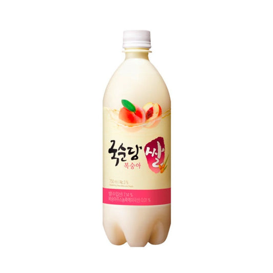 [국순당] 복숭아 막걸리 750ml, 3% / [Kooksoondang] Makgeolli Pfirsich 750ml Alk. 3%