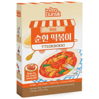 [프로분식] 순한 떡볶이 343g / [Probunsik] Tteobokki(mild) 343g