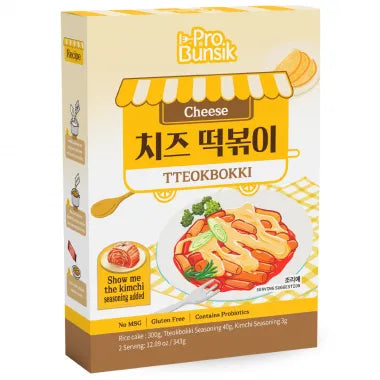 [프로분식] 치츠 떡볶이 343g / [Probunsik] Ttoekbokki(Käse) 343g