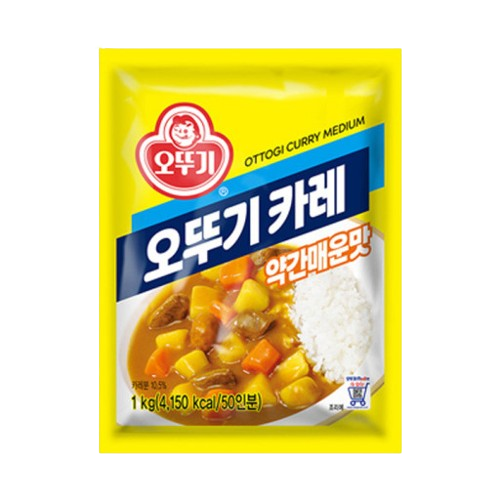 [오뚜기] 카레 약간매운맛 100g / [OTTOGI] Koreanisches Curry(leicht scharf) 100g