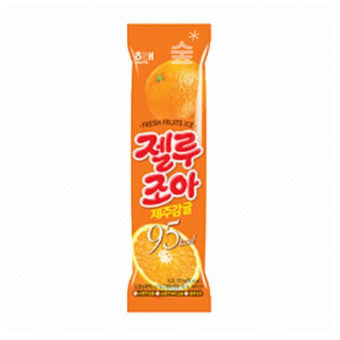 [해태] 젤루조아 제주감귤 120g / [Haitai] Jelujoa Orange, Eis mit Mandarinengeschmack 120g