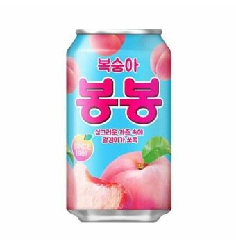 [해태] 복숭아 봉봉 340ml / [Haitai] Pfirsichsaft 340ml